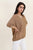 Pull col V, effet lumière