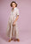 Robe longue feuillus