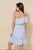 Robe bustier rayée