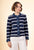 Cardigan rayé boutonné